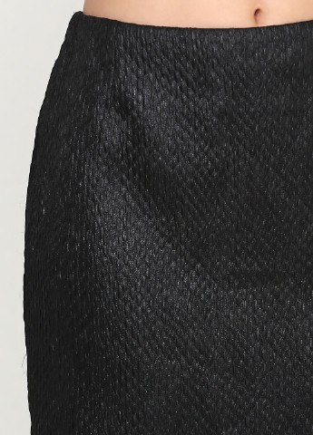 Черная кэжуал однотонная юбка Designers Remix а-силуэта (трапеция)