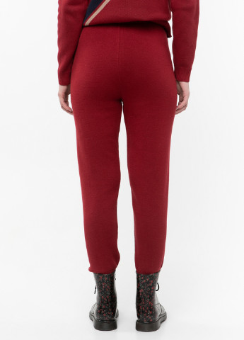 Бордовые кэжуал демисезонные брюки Sewel