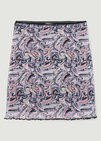 Разноцветная кэжуал с абстрактным узором юбка Pimkie