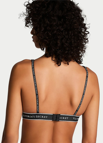 Чорний демісезонний комплект (бюстгальтер, трусики) Victoria's Secret