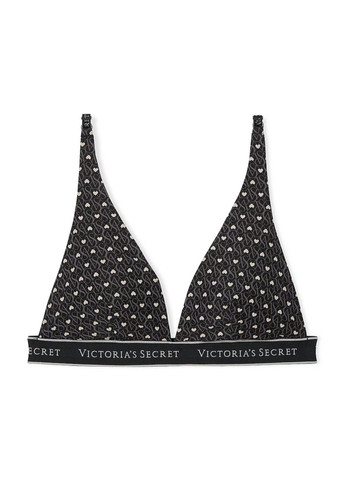 Чорний демісезонний комплект (бюстгальтер, трусики) Victoria's Secret