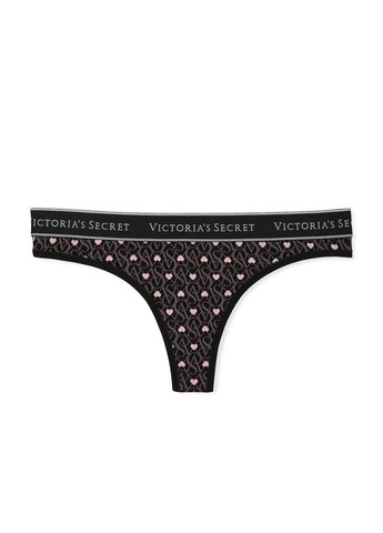 Чорний демісезонний комплект (бюстгальтер, трусики) Victoria's Secret