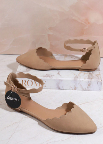 SHEIN Туфлі мері джейн бежевий з поліуретан, китай — літо (316228391)