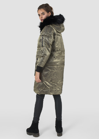 Оливковая зимняя куртка Azuri