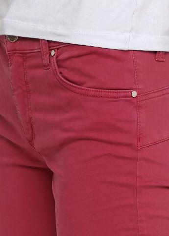 Темно-лиловые кэжуал демисезонные прямые брюки Liu-Jo
