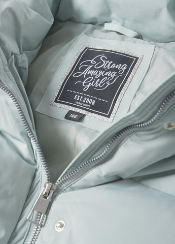 Мятная зимняя куртка C&A