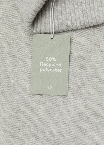 Світло-сірий зимовий светр H&M