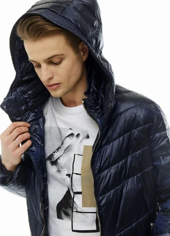 Синяя демисезонная куртка Antony Morato