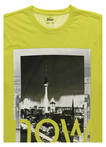 Лаймовая футболка Crivit