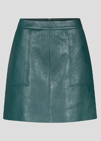 Зеленая кэжуал однотонная юбка Orsay а-силуэта (трапеция)