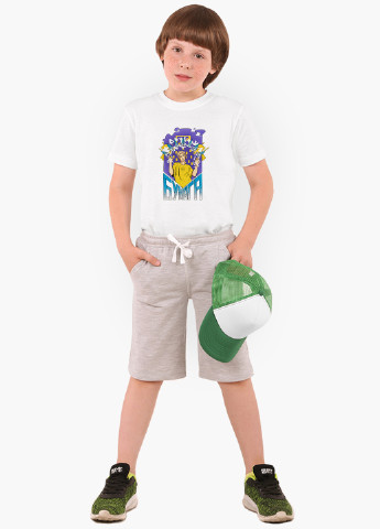 Біла демісезонна футболка дитяча блогер влад папір а4 (blogger vlad a4)(9224-2617) MobiPrint