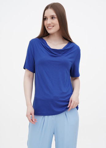 Синяя летняя футболка Minus