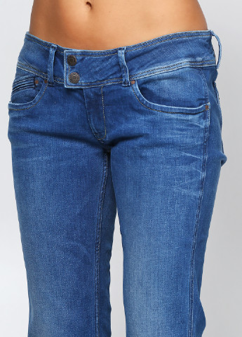 Джинси Pepe Jeans завужені однотонні сині джинсові