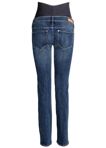 Комбинированные демисезонные прямые джинсы для беременных H&M
