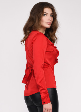 Яскраво-червона демісезонна блуза Carica