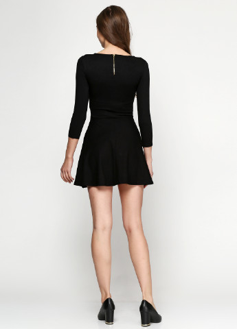 Черное кэжуал платье Pull & Bear однотонное