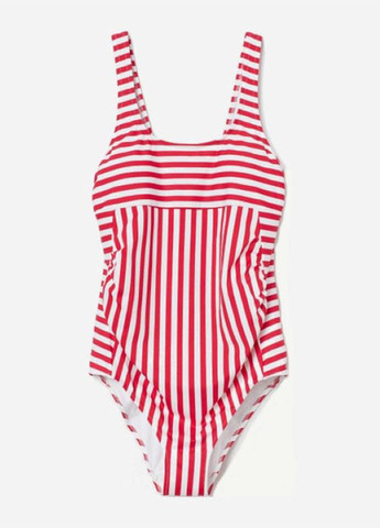Червоний літній купальник для вагітних суцільний H&M