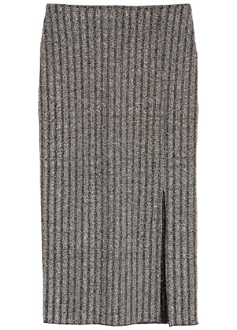 Грифельно-серая кэжуал меланж юбка H&M карандаш