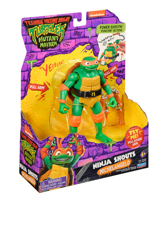 Игровая фигурка серии «Черепашки-Ниндзя MOVIE III» Микеладжело (звук) TMNT (275269397)