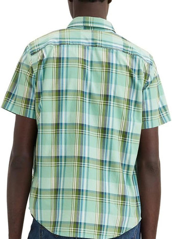 Светло-зеленая кэжуал рубашка в клетку Levi's