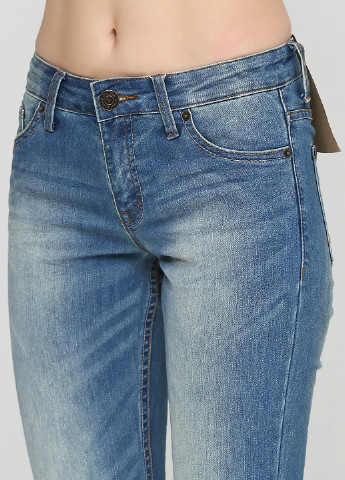 Голубые демисезонные зауженные джинсы S.Oliver