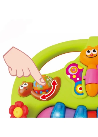Детская игрушка Веселое пианино 18х5х12,5 см Hola Toys (228856816)