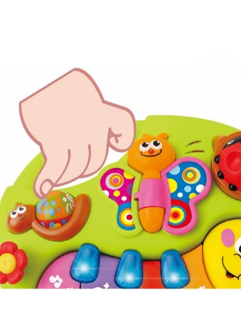 Детская игрушка Веселое пианино 18х5х12,5 см Hola Toys (228856816)