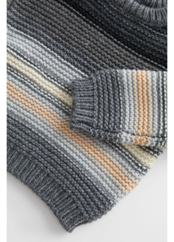 Серый зимний вязаний свитер для мальчика Zara