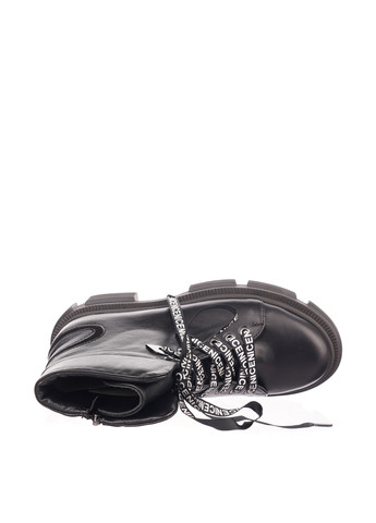 Осенние ботинки No Brand со шнуровкой, на тракторной подошве