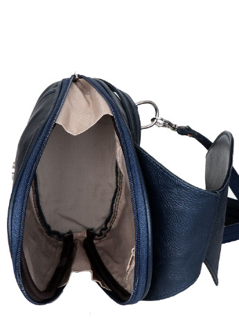Рюкзак Diva's Bag однотонный тёмно-синий кэжуал