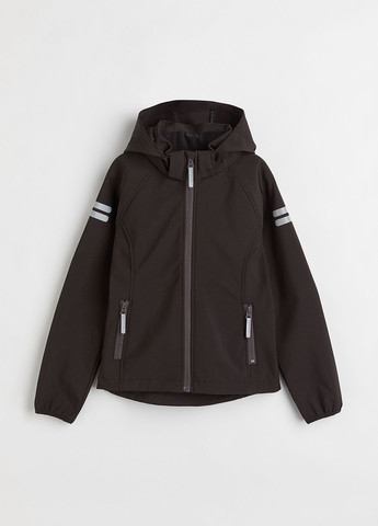 Черная демисезонная куртка H&M