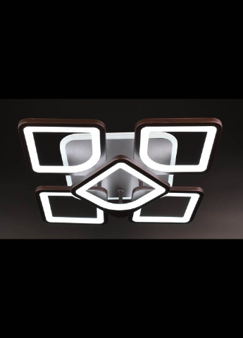 Люстра потолочная LED с пультом A2281/4+1S-RGB-cf Коричневый 11х40х40 см. Handmade (234539681)