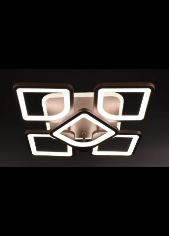 Люстра потолочная LED с пультом A2281/4+1S-RGB-cf Коричневый 11х40х40 см. Handmade (234539681)