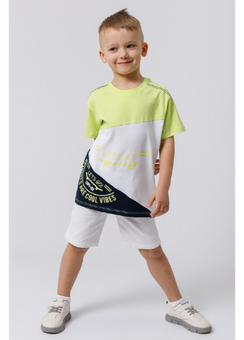 Зеленая летняя футболка для мальчика Breeze