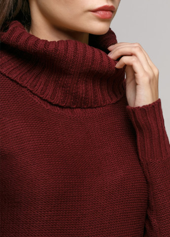 Бордовый демисезонный свитер Terranova