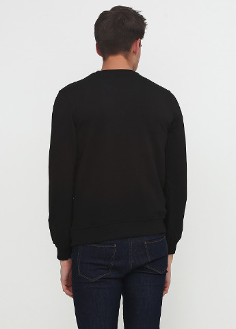 Свитшот Madoc Jeans - крой черный кэжуал - (91130524)
