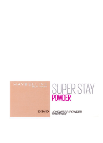 Пудра Super Stay 24h №30 (песочно-бежевый), 9 г Maybelline (96655493)