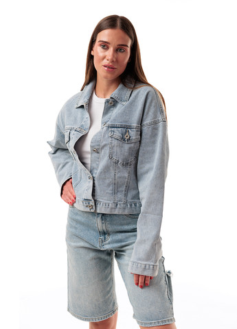 Блакитна демісезонна куртка Icon