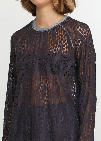 Серый демисезонный комплект (блуза, юбка) Brandtex Collection