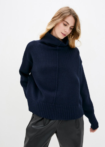 Темно-синій демісезонний светр Sewel