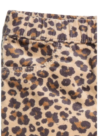 Коричневые летние леггинсы H&M