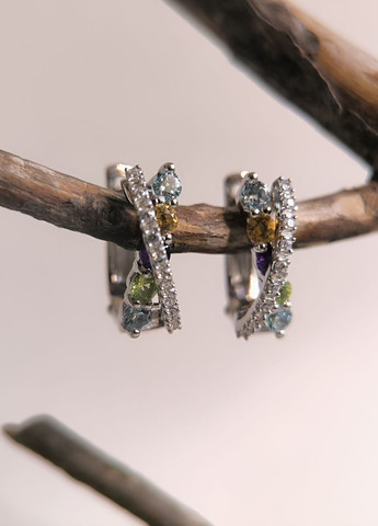 Серьги Silver Flame (353782441)