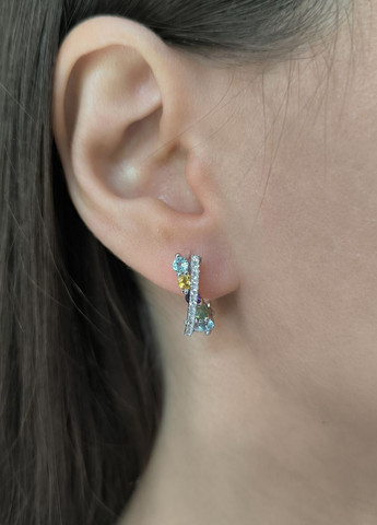 Серьги Silver Flame (353782441)