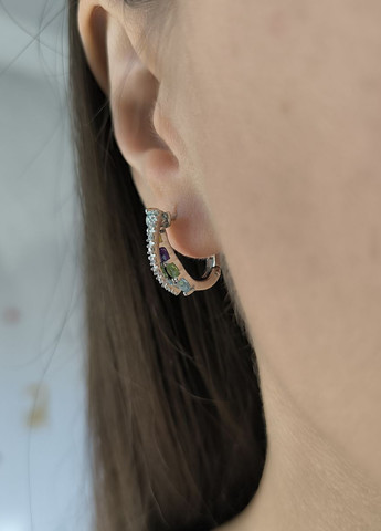 Серьги Silver Flame (353782441)