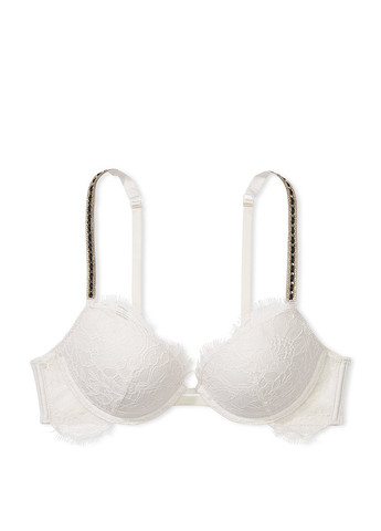 Белый демисезонный комплект (бюстгальтер, трусики) Victoria's Secret