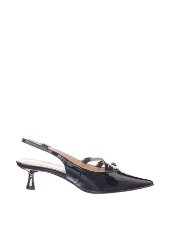 Blizzarini Туфли слингбеки черный з натуральная кожа, украина — лето (328609243)