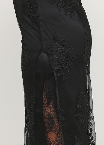 Черное коктейльное платье Andre Tan однотонное