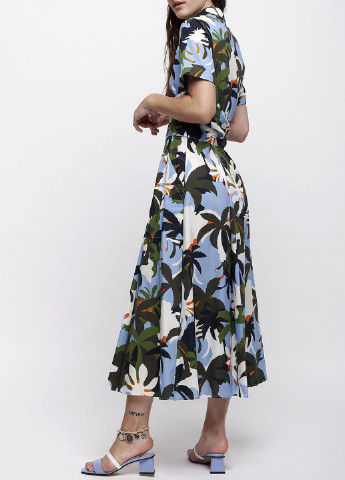 Комбинированное кэжуал платье Sfizio с цветочным принтом