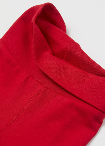 Красный демисезонный комплект (боди, брюки, шапка) H&M