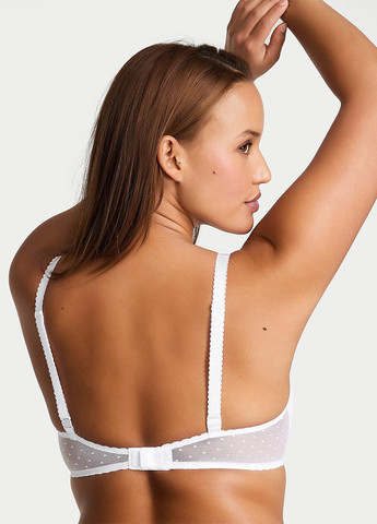 Білий бюстгальтер Victoria's Secret без кісточок поліестер